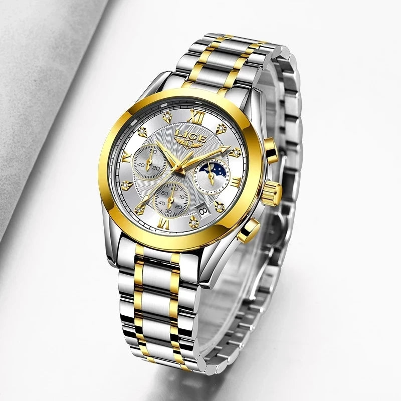 LIGE Beautiful Womens Fashion Watch