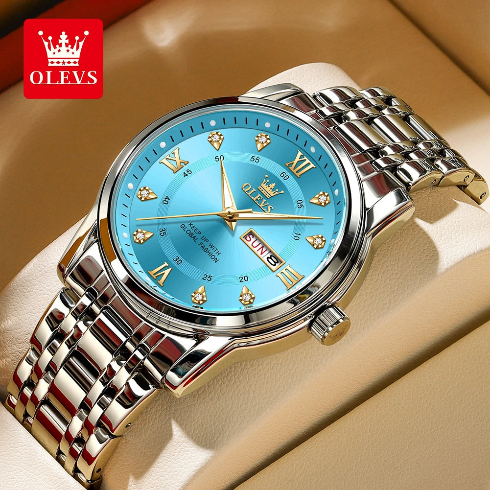 OELVS Top Brand Luxury Mens Watch