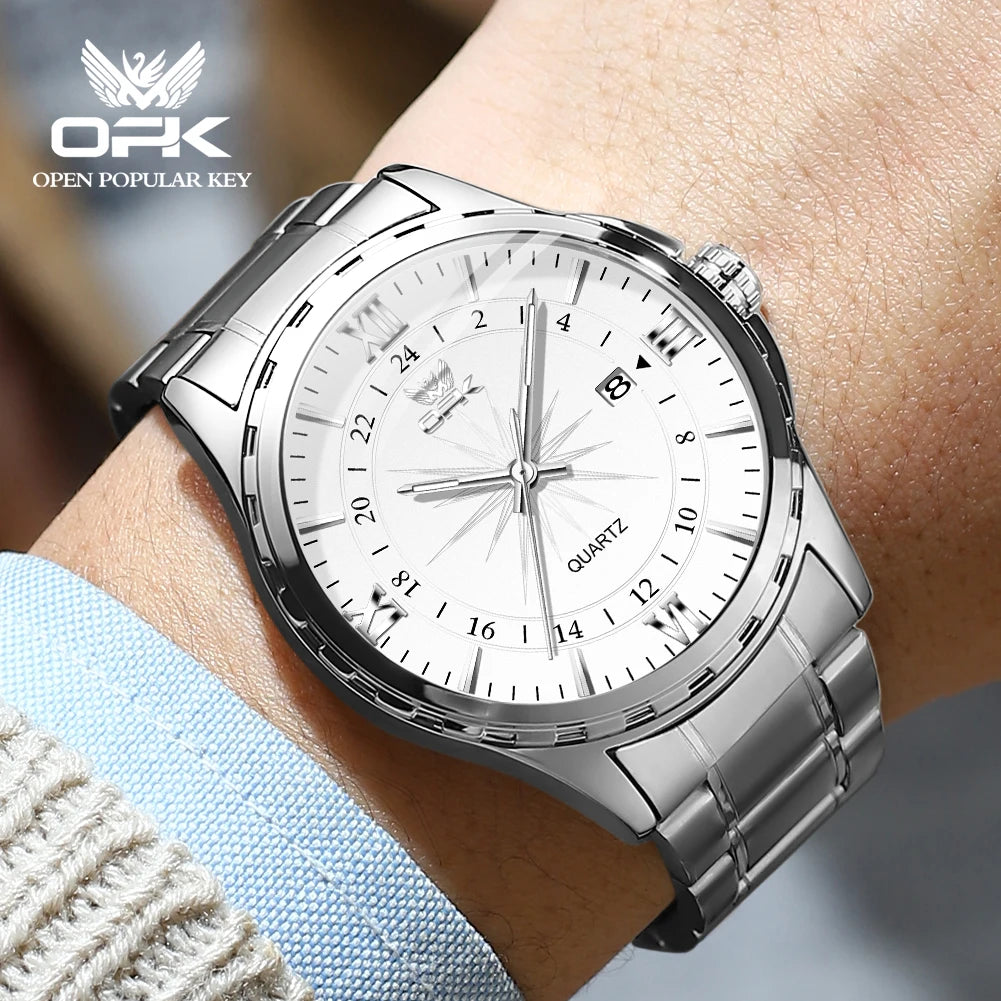 OPK Men's Dual Calendar Quartz Watch