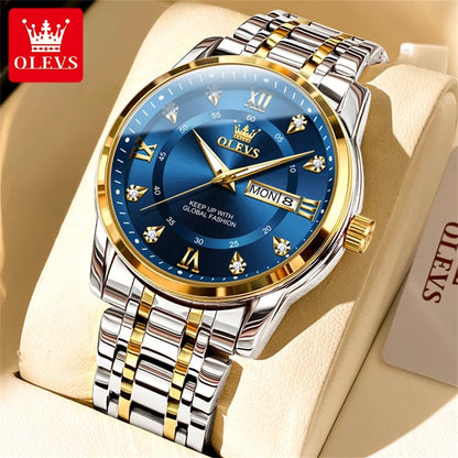 OELVS Top Brand Luxury Mens Watch