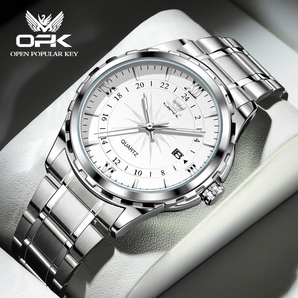 OPK Men's Dual Calendar Quartz Watch