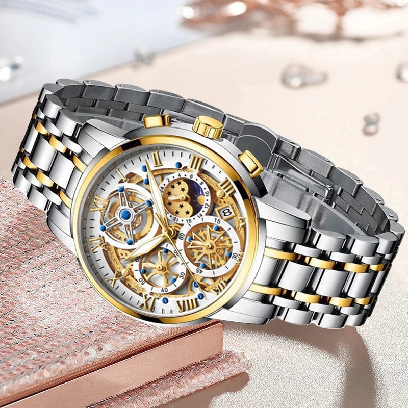 LIGE Womens Luxury Fashion Watch