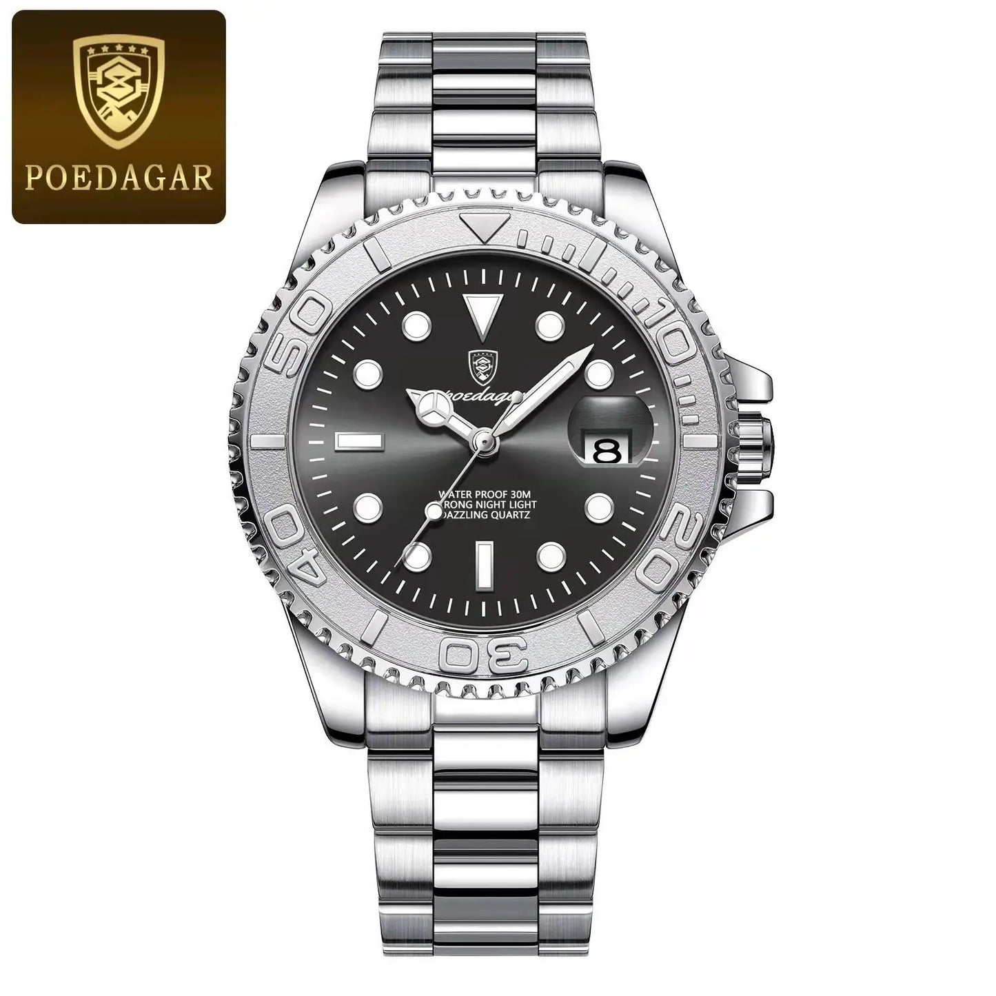 POEDAGAR Luxury Men's Watch