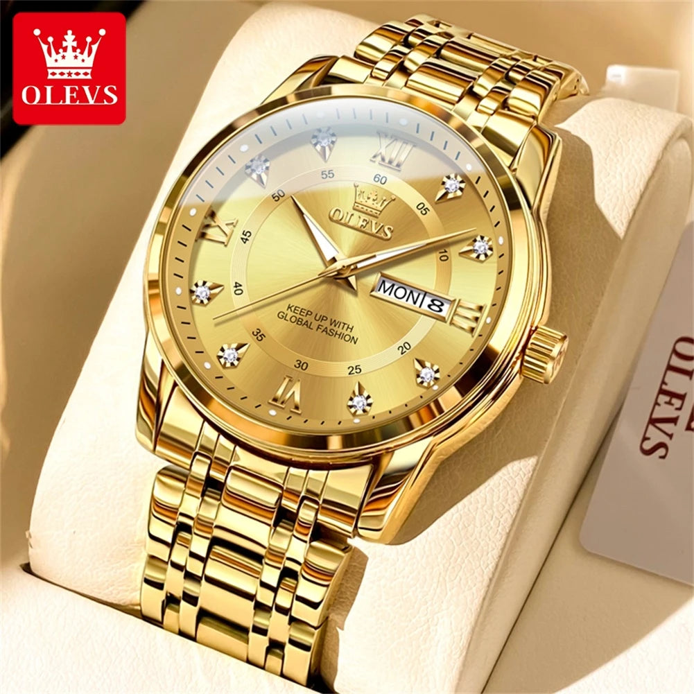 OELVS Top Brand Luxury Mens Watch