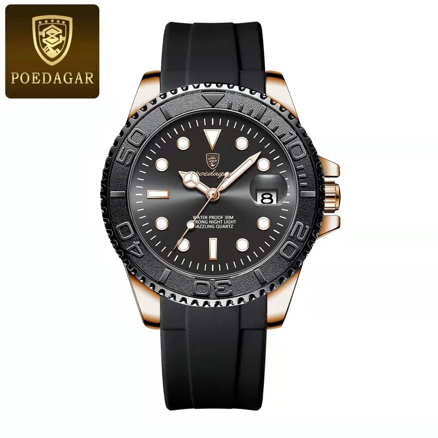 POEDAGAR Luxury Men's Watch