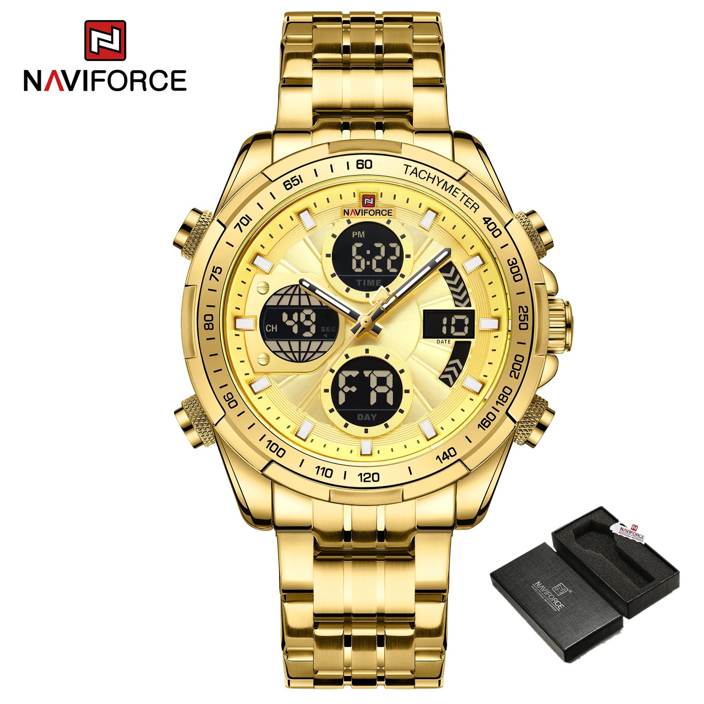 NAVIFORCE Men's Luxury Sports Watch