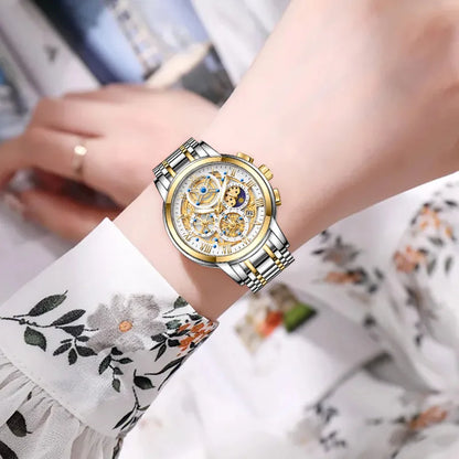 LIGE Womens Luxury Fashion Watch