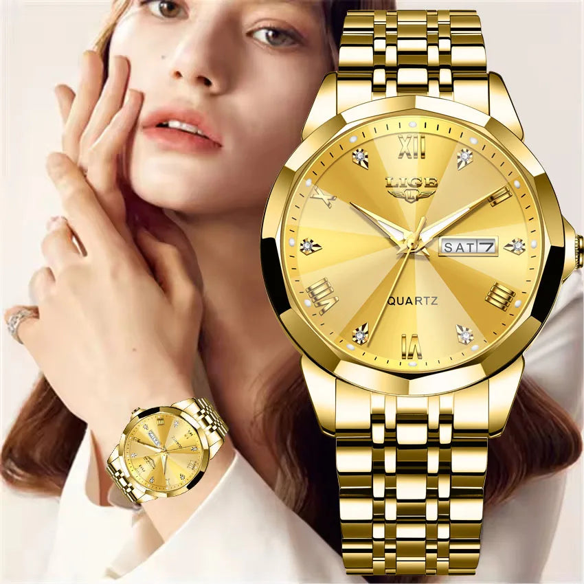 LIGE Women's Luxury Sports Watch