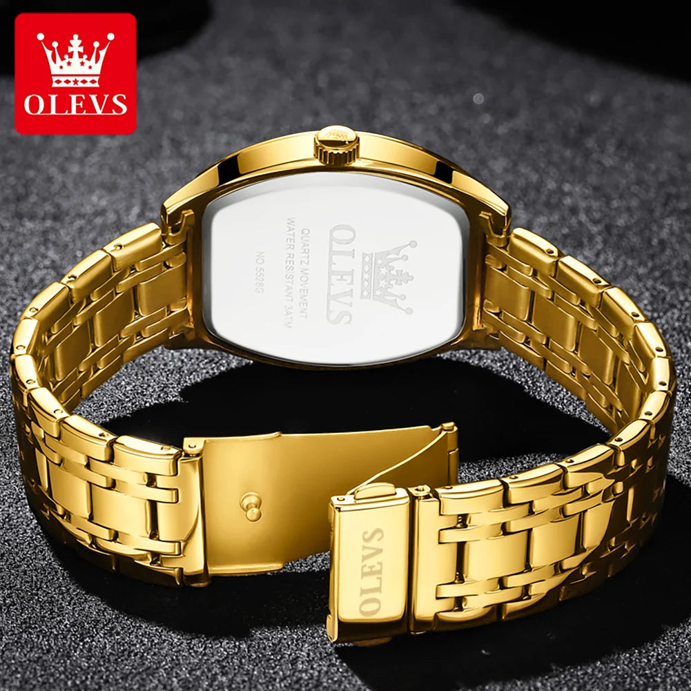 OLEVS Luxury Tonneau Men's Watch