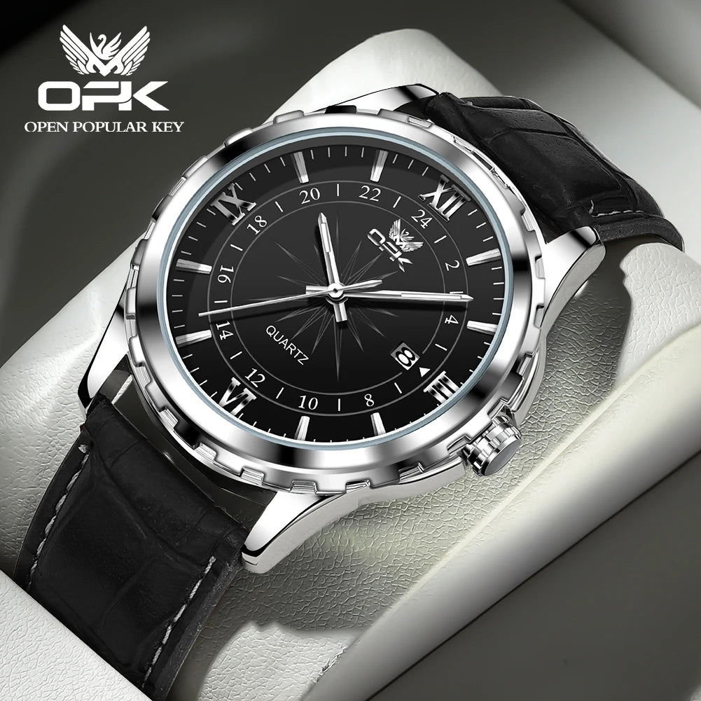 OPK Men's Dual Calendar Quartz Watch