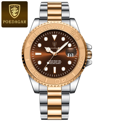 POEDAGAR Luxury Men's Watch