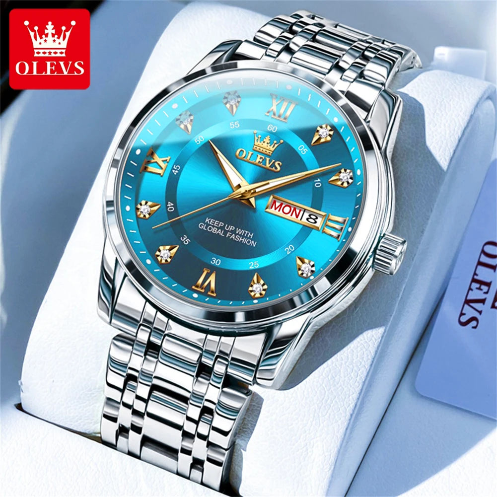 OELVS Top Brand Luxury Mens Watch