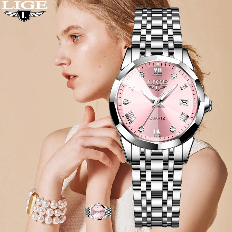 LIGE Fancy Womens Watch