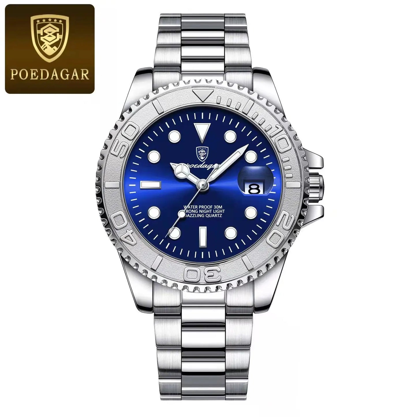 POEDAGAR Luxury Men's Watch